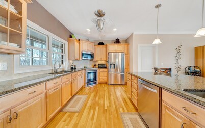 Home with lake views, & Game room