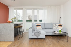Living area - Modern Studio Warsaw Mokotów by Renters (Warsaw)