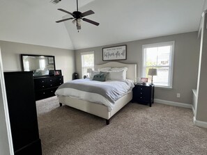 4 bedrooms, travel crib, WiFi, bed sheets