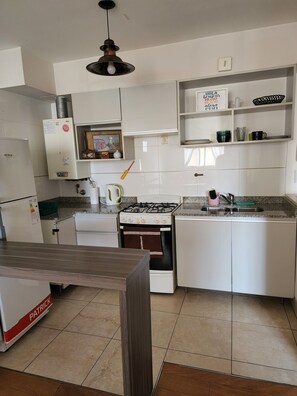 Fridge, oven, electric kettle, cookware/dishes/utensils - Fantastic apartment in Salta (Salta)