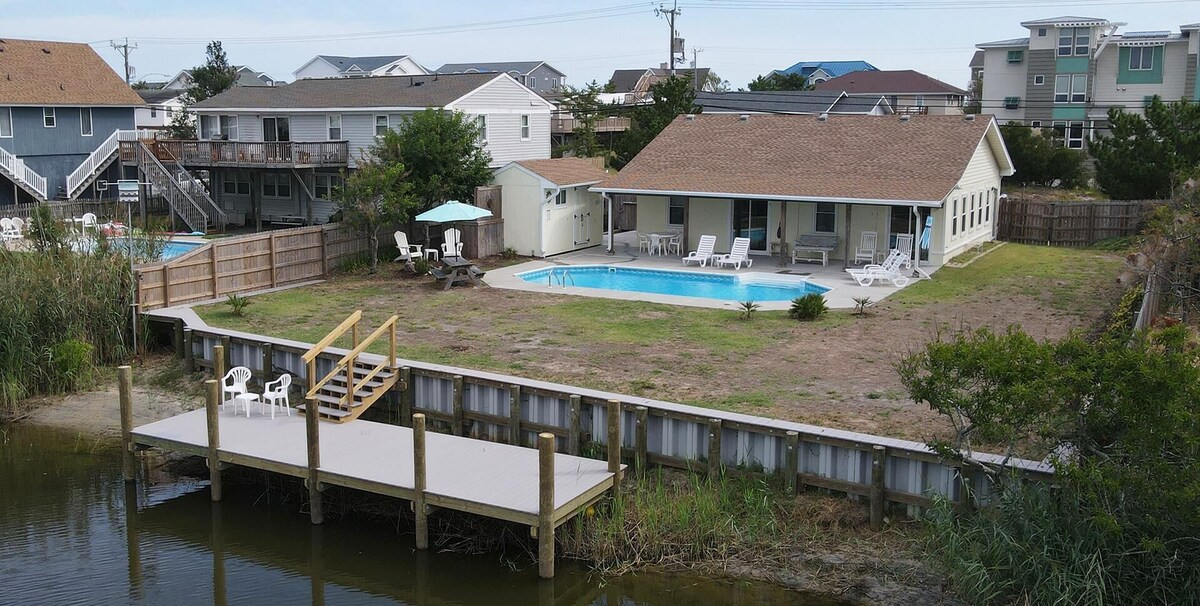 The Simple Life, Sandbridge Beach, Canal Front, Dock, Dogs Welcome, Single-story