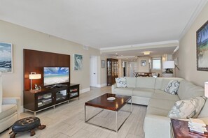 Smart TV, DVD player, books, printers