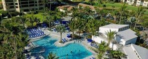 A heated pool - CP 223 Ocean View Condo - Vacation Rental in Ocean Village (Fort Pierce)