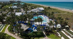 A heated pool - CP 223 Ocean View Condo - Vacation Rental in Ocean Village (Fort Pierce)