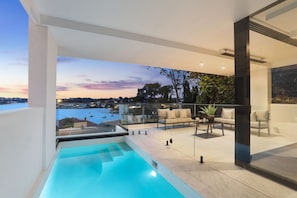 Indoor pool, outdoor pool