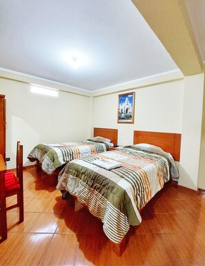Basic Double or Twin Room | Desk, laptop workspace, free WiFi, bed sheets