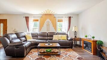 TV connectée, cheminée