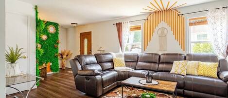 TV connectée, cheminée