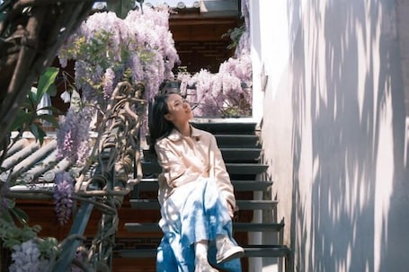 Jardim. Xiangmo Youth Hostel