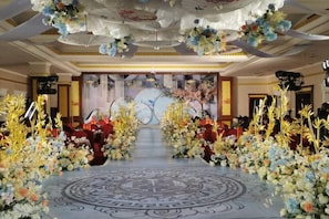 Indoor wedding