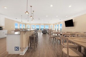 Dining - Agua Azul | First Floor | Beach Front Home with Pool, Elevator, & Boardwalk (Gulf Shores)