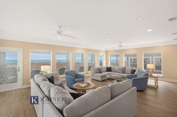 Smart TV - Agua Azul | First Floor | Beach Front Home with Pool, Elevator, & Boardwalk (Gulf Shores)