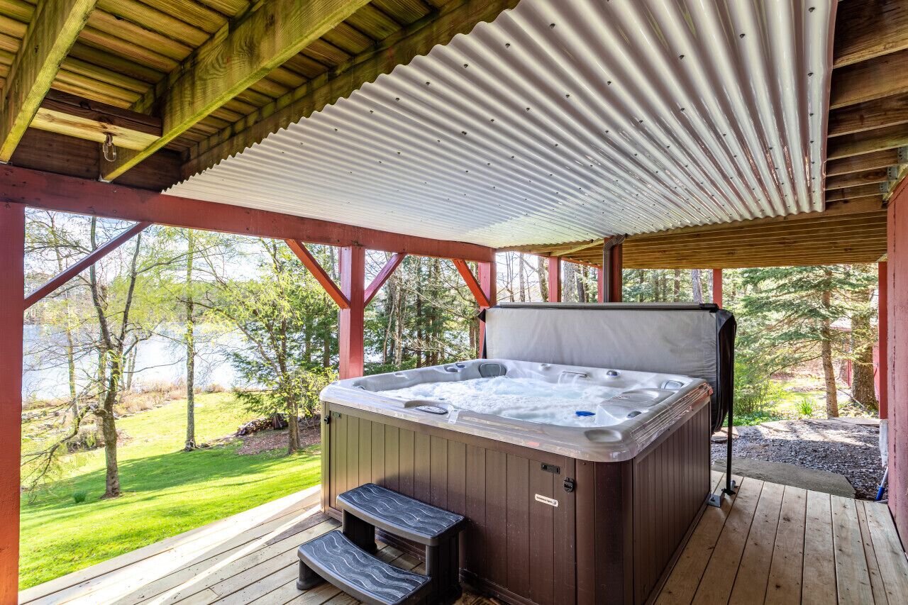 Bain à remous extérieur