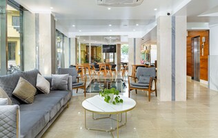 Lobby sitting area