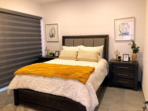 2 bedrooms, WiFi, bed sheets, wheelchair access