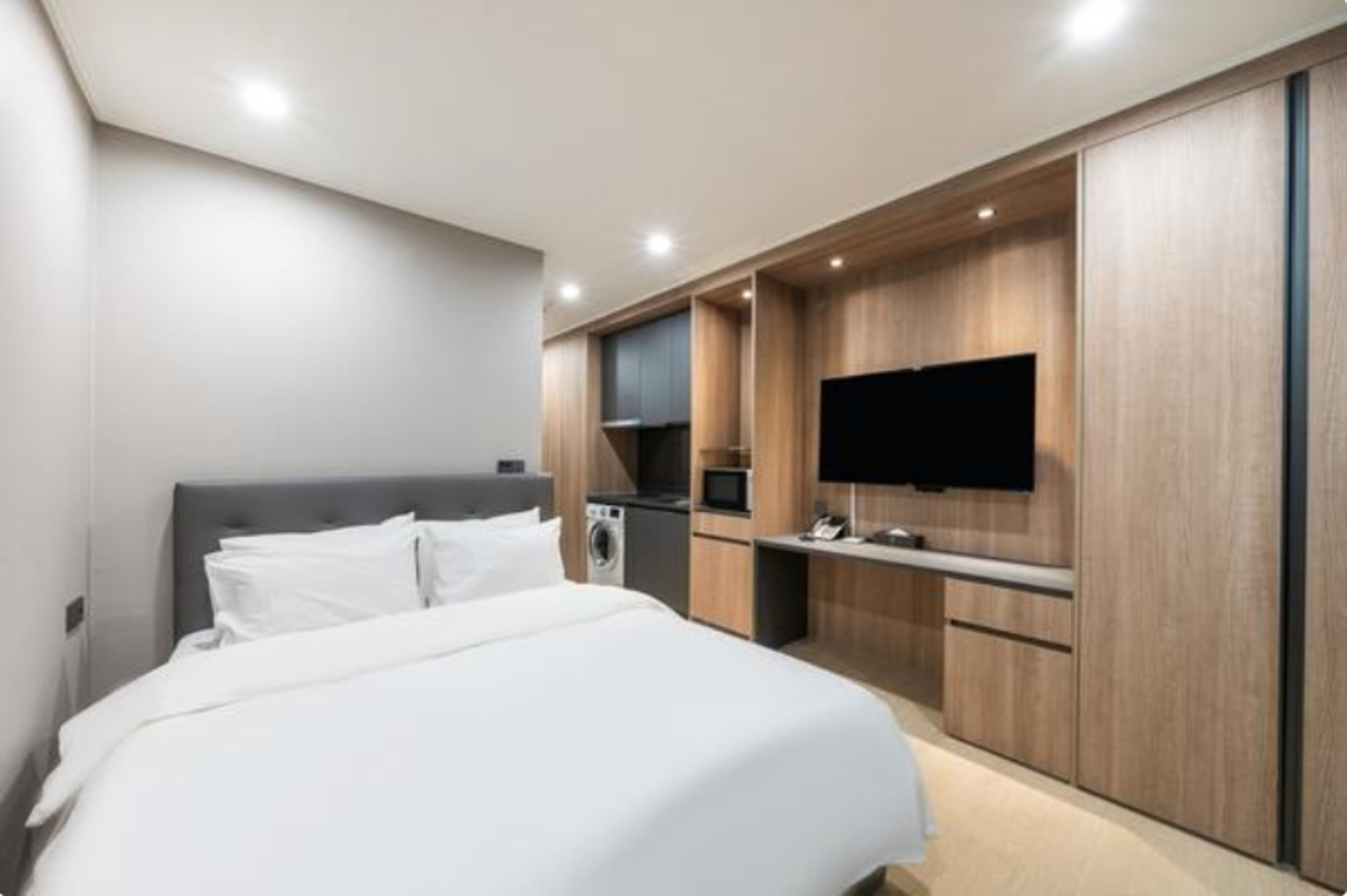 Standard Double Room | Premium bedding, memory foam beds, desk, soundproofing