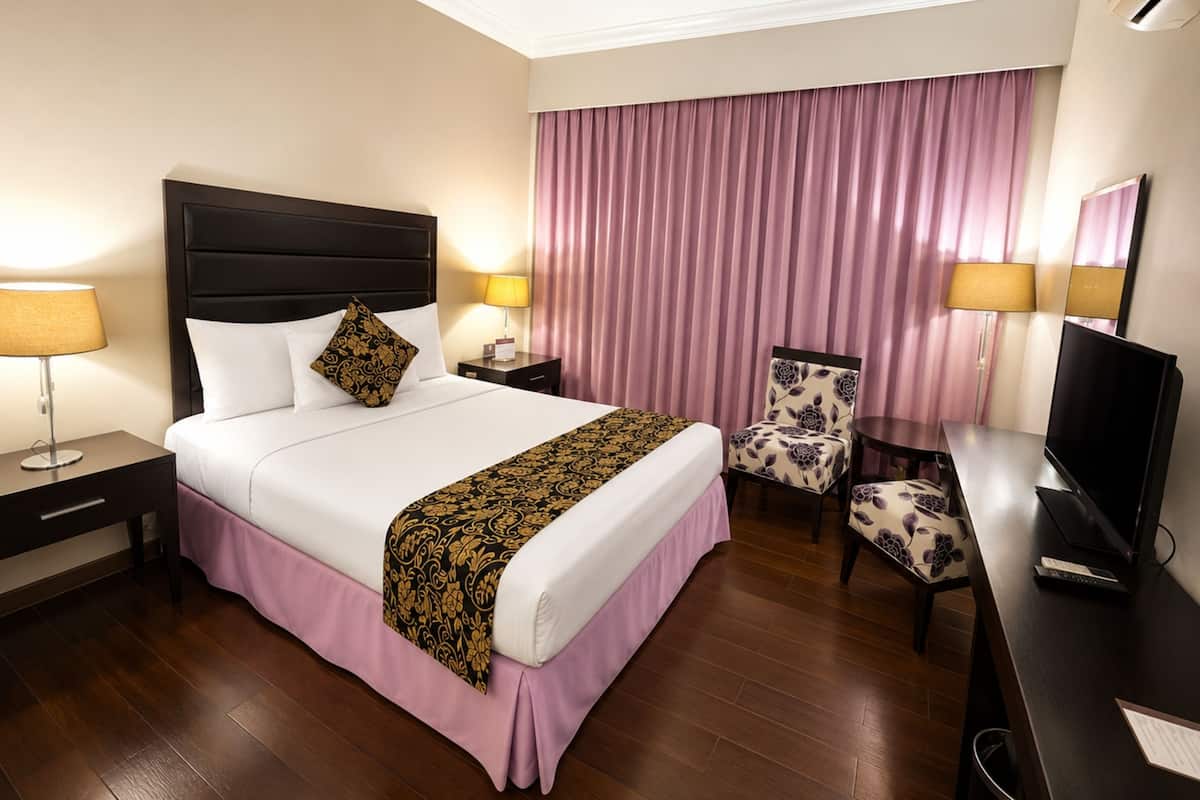 Minibar, escritorio, wifi gratis y ropa de cama