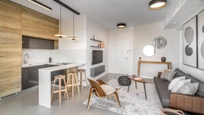 Living area - High End & Design with Balcony (Tel Aviv)
