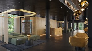 Zona de estar del vestíbulo