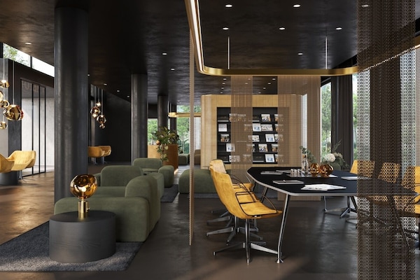 Lobby sitting area