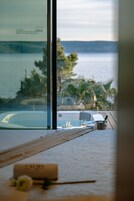 Deluxe Villa, 4 Bedrooms, Private Pool, Sea View | Beach/ocean view