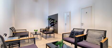 Sitteområde i lobbyen