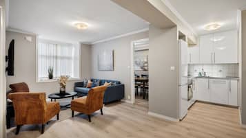 Departamento urbano | 3 habitaciones, tabla de planchar con plancha y wifi gratis