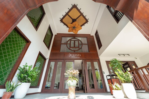 Majoituspaikan julkisivu