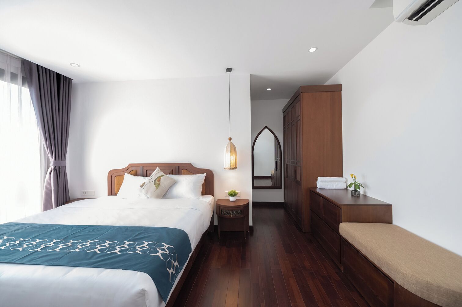 Family Double Room, 2 Bedrooms | In-room safe, desk, laptop workspace, blackout drapes