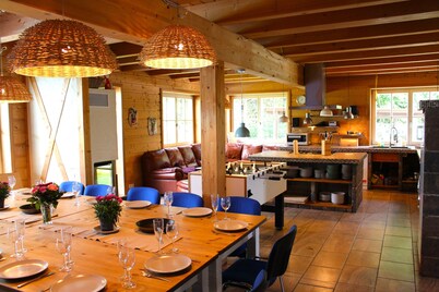 Villa Salt heated pool 24°C - sauna - barbecue house - hot tub 38°C - table football