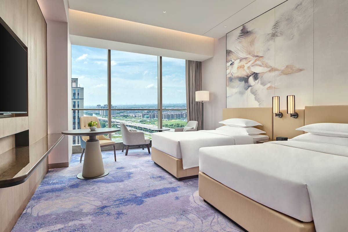In-room safe, blackout curtains, iron/ironing board