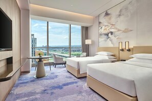 In-room safe, blackout curtains, iron/ironing board