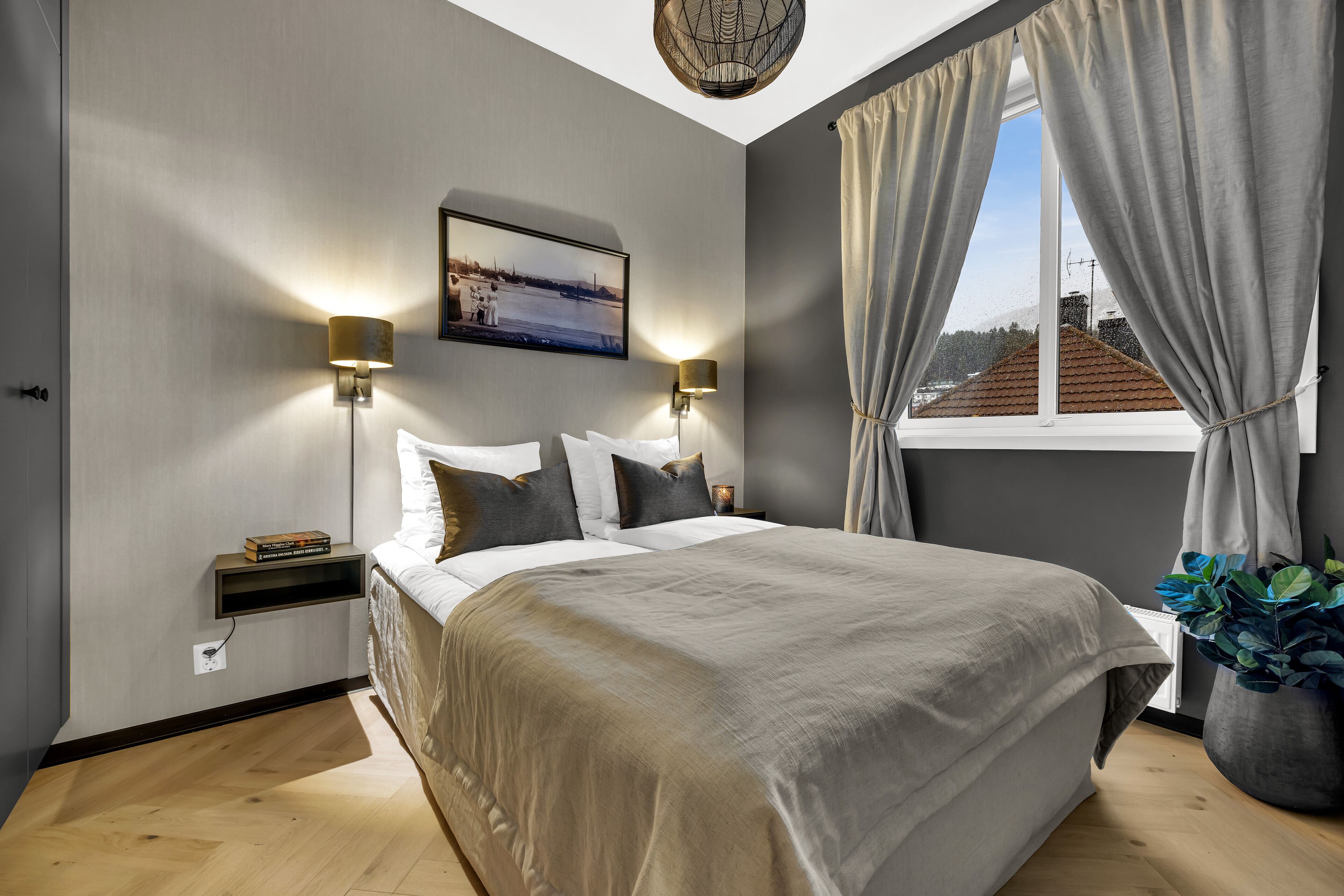 شقة - غرفة نوم واحدة | بديكورات فريدة لكل غرفة وطراز فريد لكل وحدة ومساحة عمل للكمبيوتر المحمول