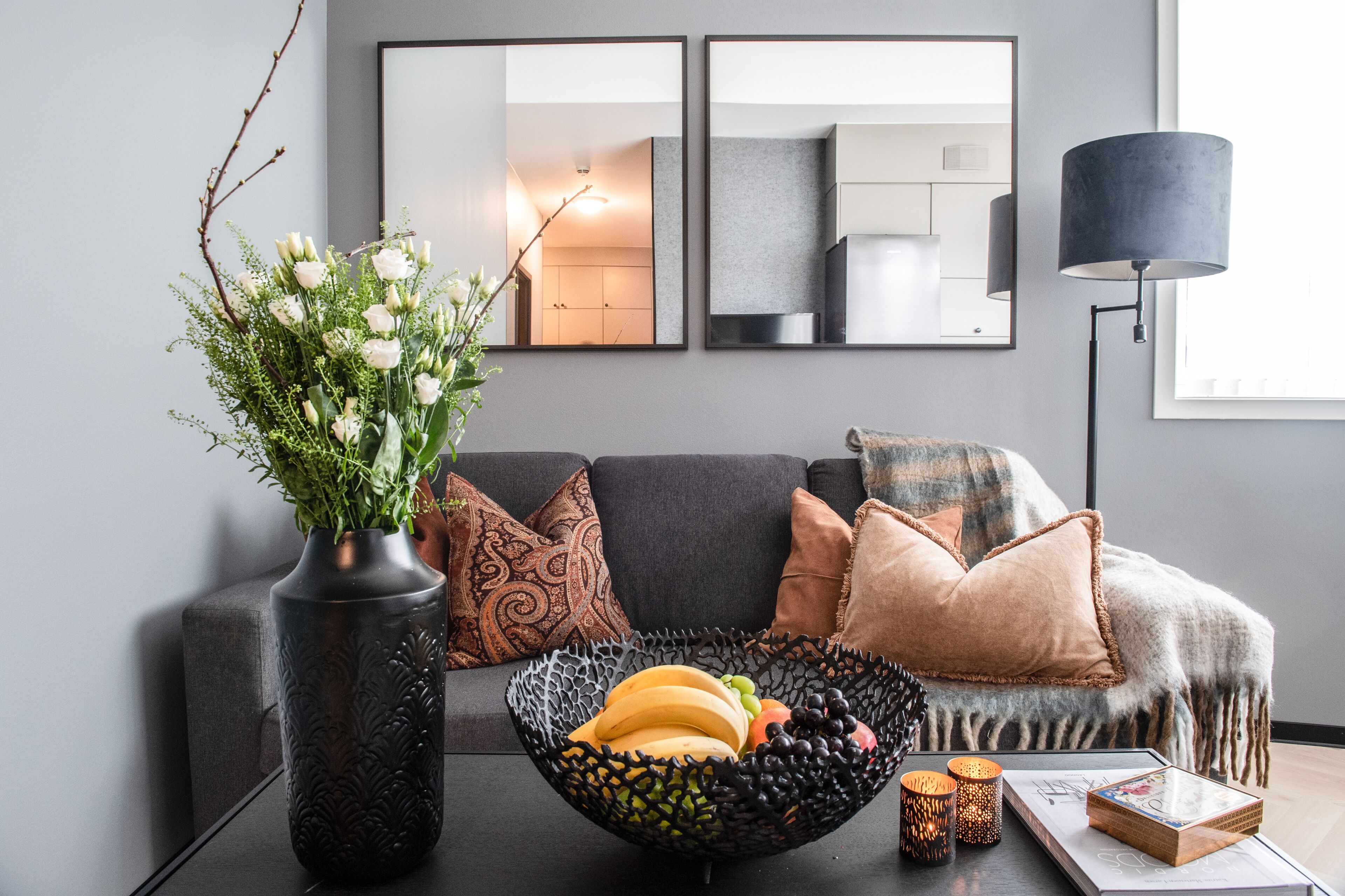 Apartment, 2 Bedrooms | Living area | 30-inch flat-screen TV with satellite channels, TV, streaming services