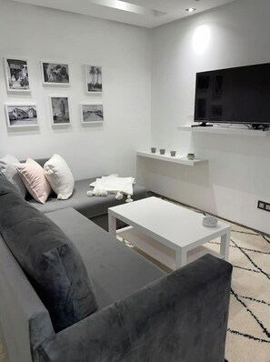 Living area - New apartment in gueliz (Marrakesh)