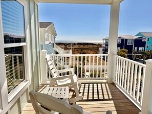 Property grounds - Sally's Sandcastle in Oak Island boasts 7 bedrooms, ocean views, and a private pool. (Oak Island)