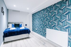Apartment, 2 Bedrooms | Iron/ironing board, free WiFi, bed sheets - One&Two Bedroom Luxe Apts near Trafford (Manchester)