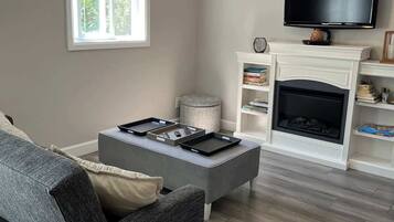 TV connectée, cheminée