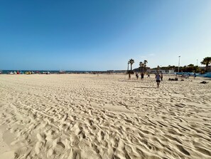 On the beach