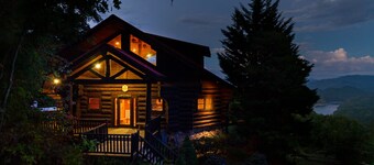 Ahh Time Flies at a mountain cabin with scenic view