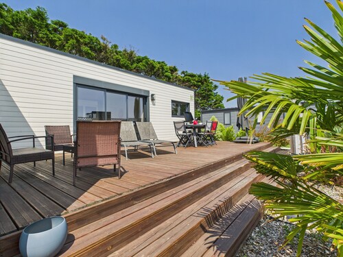 Chalet climatisé pour 6- Piscine commune chauffée