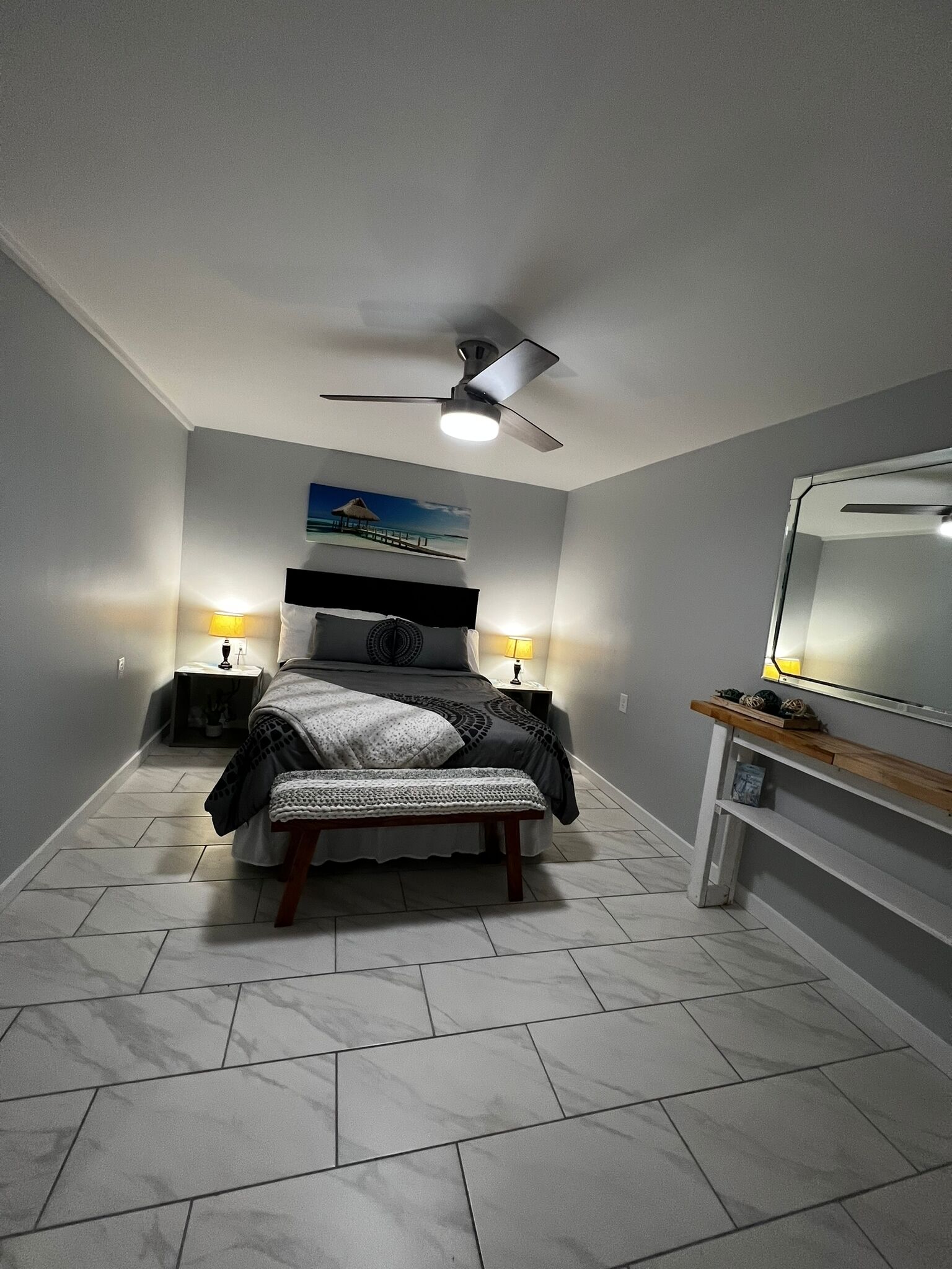 3 Schlafzimmer, Schreibtisch, Bügeleisen/Bügelbrett, Reisekinderbett