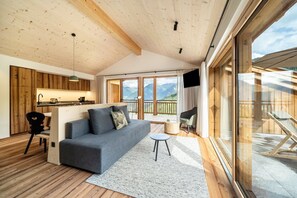 Fernseher, Kamin