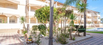 Apartment "Playasol" with Shared Pool, Private Terrace, and A/C