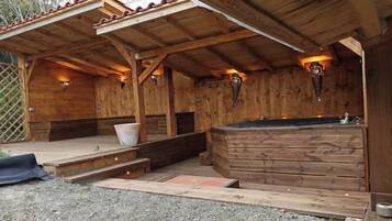 Bain à remous extérieur