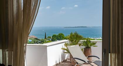 Elegant lake view villa with swimming pool