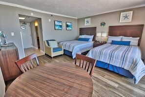 1 bedroom, iron/ironing board, WiFi, bed sheets - Oceanfront - Caravelle Resort 11th Floor (Myrtle Beach)