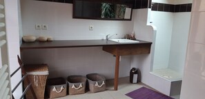 Dusche, Toilettenpapier