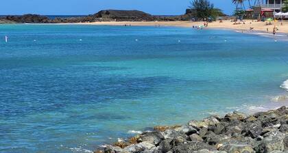 Family villa 1 w/WIFI & parking, 5 min away to the beach