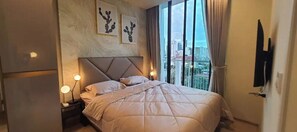 1 室のベッドルーム、WiFi、ベッドシーツ